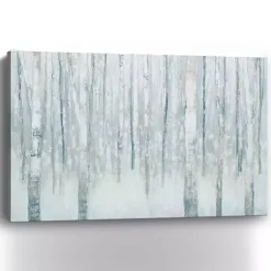 Kirklands Home Winter Blue Birch Canvas Art Print, 60x40 in. Hot