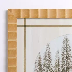 Christmas Art & Wall Decor>Kirklands Home Winter Cabin in the Woods Framed Art Print