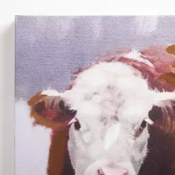 Kirklands Home Winter Cows Canvas Art Print Clearance