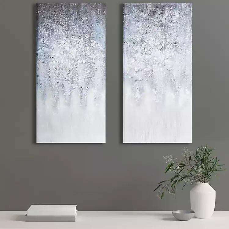 Kirklands Home Winter Glaze Canvas Art Prints, Set of 2 Hot