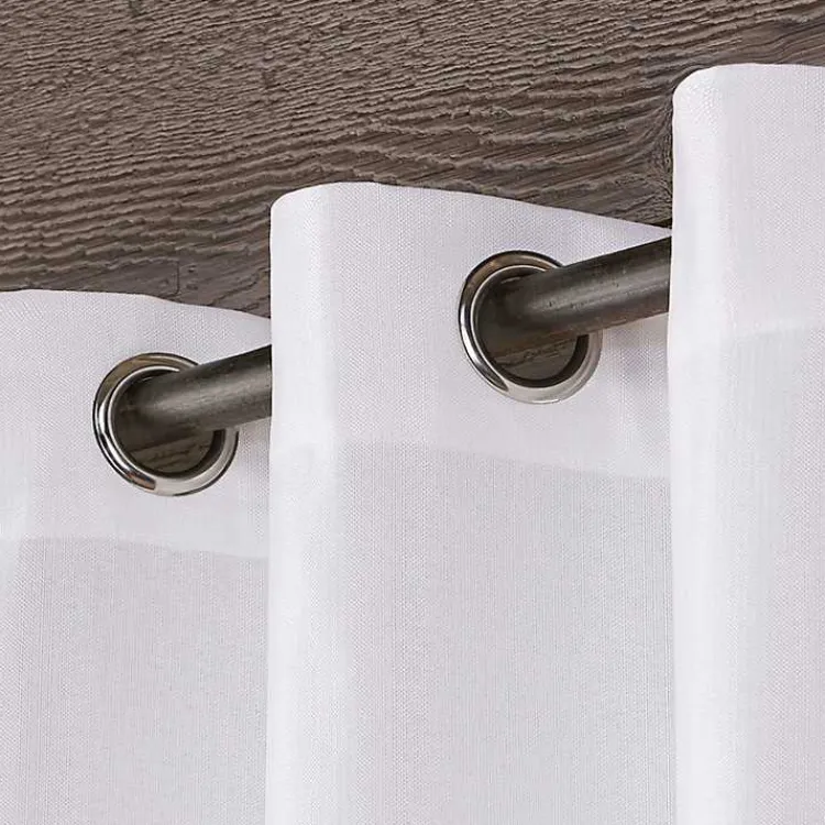 Kirklands Home Winter Biscayne Curtain Panel Set, 96 in. White Discount