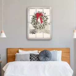 Christmas Art & Wall Decor>Kirklands Home Winter Window View Canvas Art Print