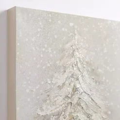 Christmas Art & Wall Decor>Kirklands Home Winter Wonderland Forest Canvas Art Print White