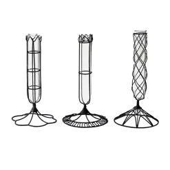 Vases>Kirklands Home Wire Wrapped Bud Vases, Set of 3
