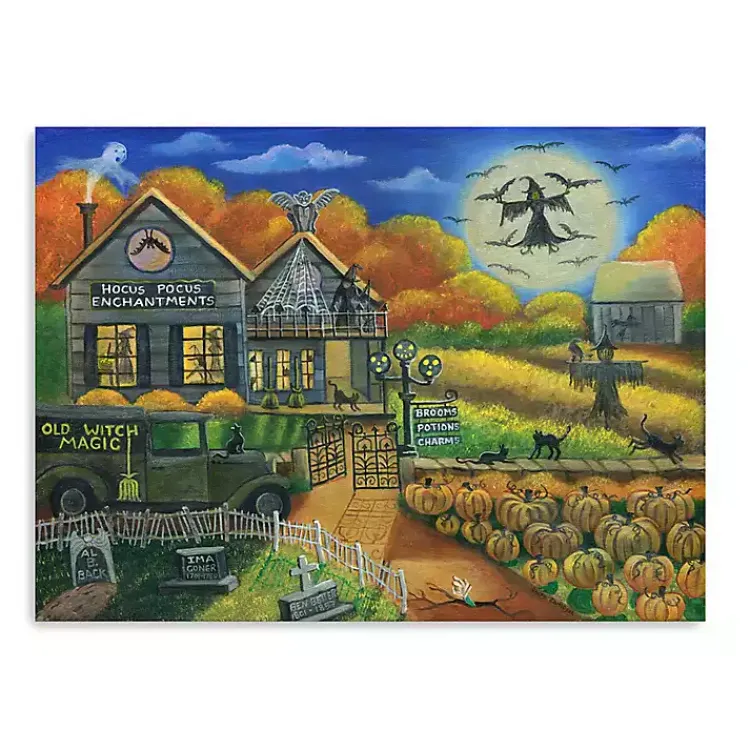 Halloween>Kirklands Home Witch Magic Canvas Art Print, 18x24