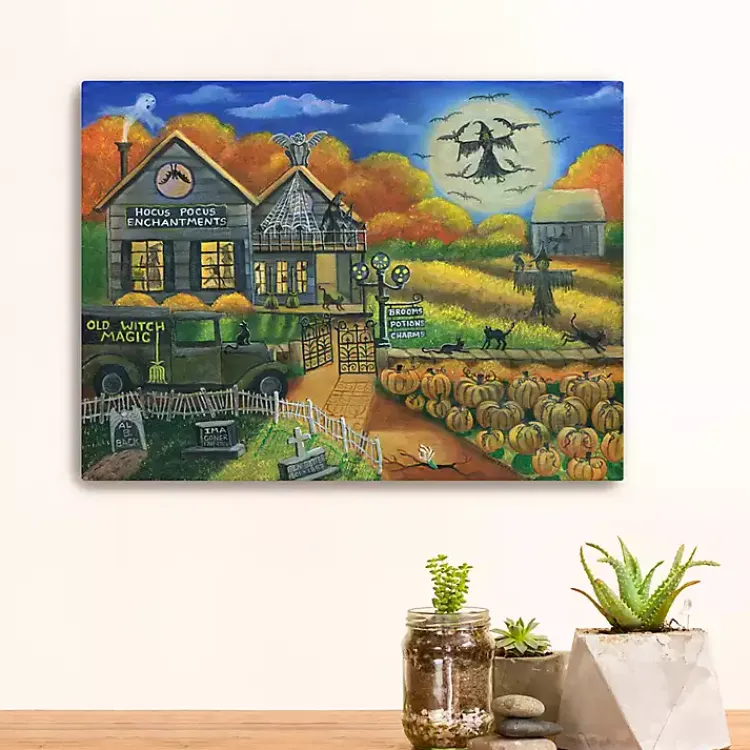 Halloween>Kirklands Home Witch Magic Canvas Art Print, 18x24