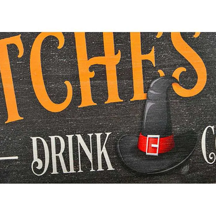 Halloween>Kirklands Home Witches Brew Wood Wall Sign