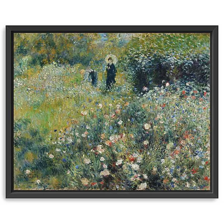Kirklands Home Woman with Parasol Garden Canvas Print, 22x18 in. Best