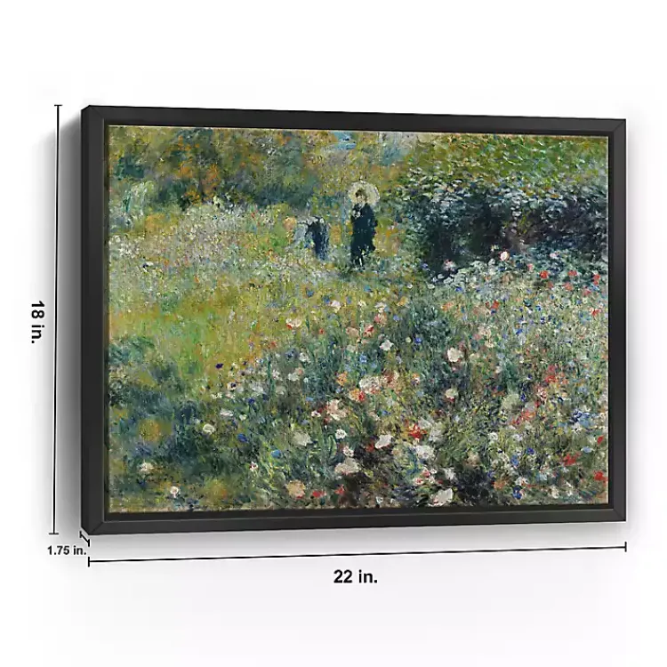 Kirklands Home Woman with Parasol Garden Canvas Print, 22x18 in. Best