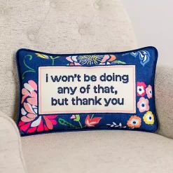 Pillows>Kirklands Home Won't Be Doing That Floral Lumbar Pillow