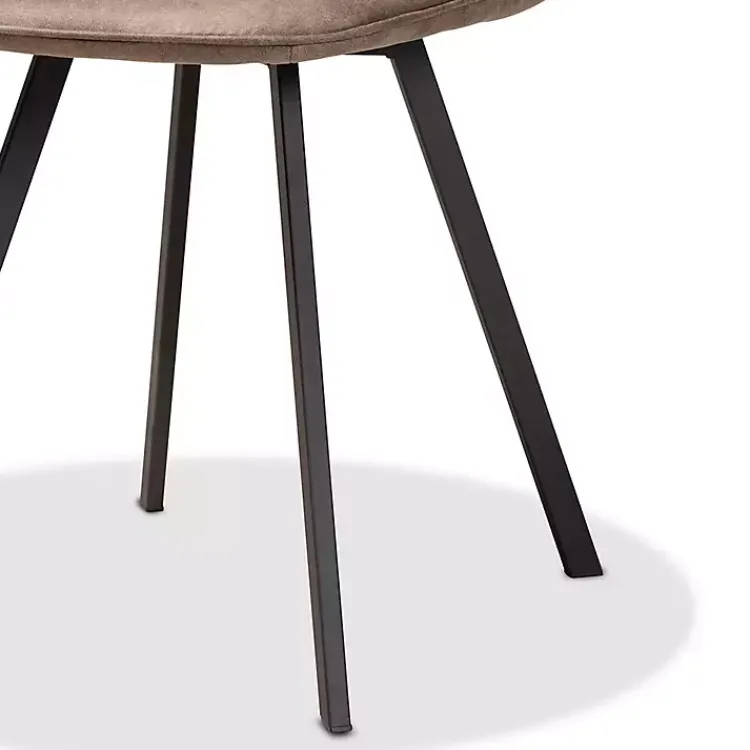 Kirklands Home Wood Table and Leather Chairs 5-pc. Dining Set Outlet