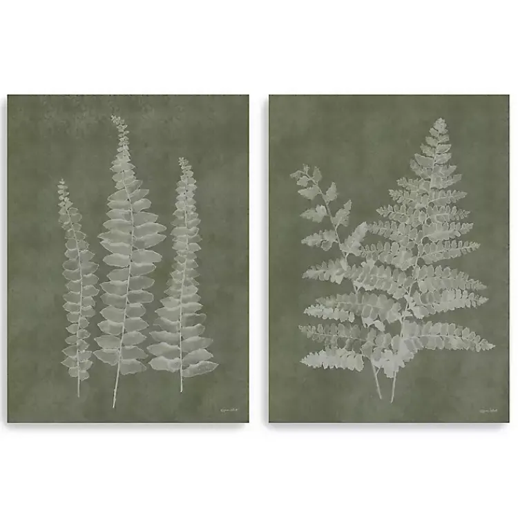 Kirklands Home Woodland Ferns 2-pc. Canvas Art Print Set Clearance