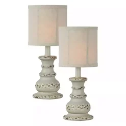 Kirklands Home Woodlawn Blue Betty Mini Table Lamps, Set of 2 Clearance