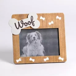 Picture Frames>Kirklands Home Woof Dog Bone Picture Frame