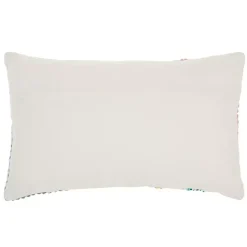 Pillows>Kirklands Home Woven Geometric Patches Lumbar Pillow Multi