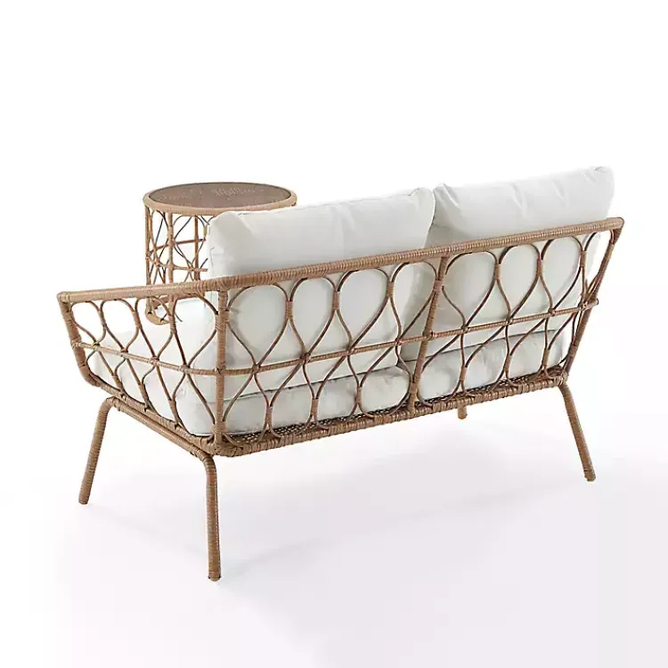 Kirklands Home Woven Loop Rattan 2-pc. Outdoor Loveseat Set Online