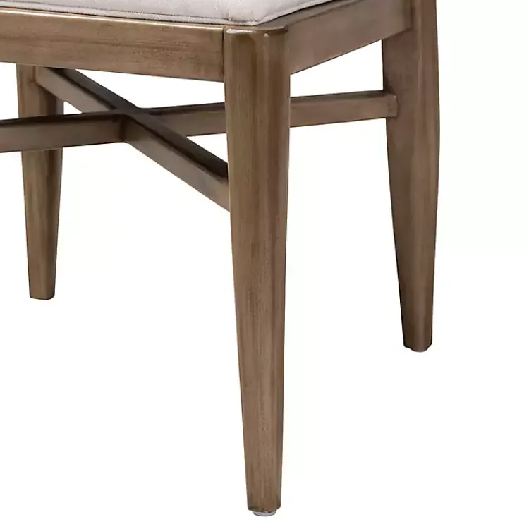Kirklands Home Woven Rattan Modern Bohemian Dining Chair White Clearance