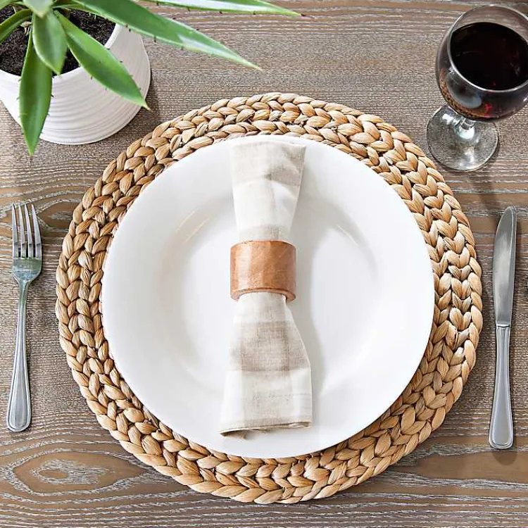 Kirklands Home Woven Seagrass Round Placemat Tan Best