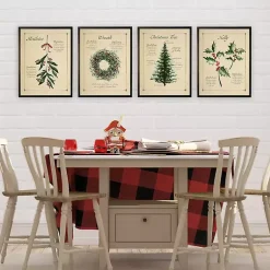 Christmas Art & Wall Decor>Kirklands Home Wreath Definition Framed Christmas Art Print