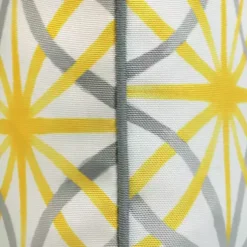 Kirklands Home Yellow & Gray Geometric Flowers Outdoor Pillow Online