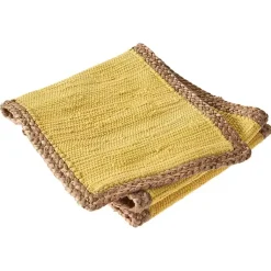 Kirklands Home Braided Jute Table Runner Yellow Best