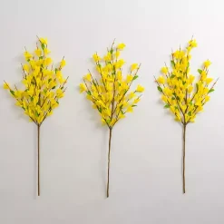 Stems & Bouquets>Kirklands Home Forsythia Stems, Set of 3 Yellow