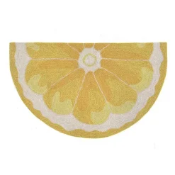 Kirklands Home Yellow Lemon Indoor/Outdoor Accent Rug, 2x3 Online