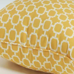 Kirklands Home Pattern Outdoor Lumbar Pillows, Set of 2 Yellow Sale