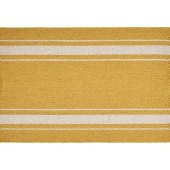 Kirklands Home Striped Fringe Placemats, Set of 4 Yellow Sale