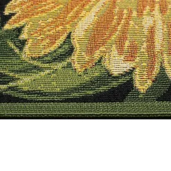 Kirklands Home Yellow Sunflower Indoor/Outdoor Runner, 1x4