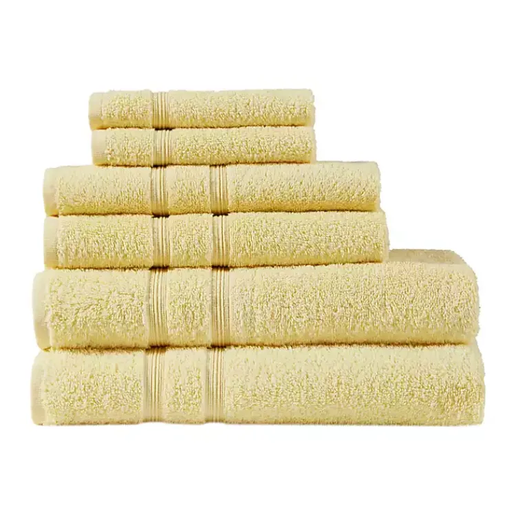 Kirklands Home Turkish Cotton 6-pc. Towel Set Yellow Hot