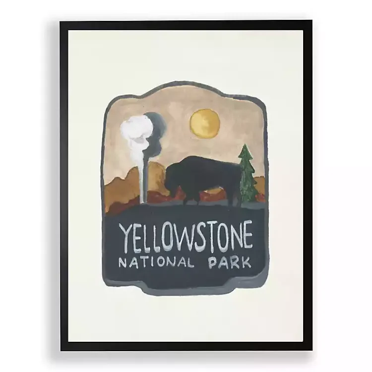 Kirklands Home Yellowstone National Park Framed Art Print Clearance