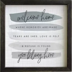 Kirklands Home You Belong Here Wall Plaque Gray Sale