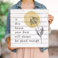 Kirklands Home Your Best Will Always Be Good Enough Wall Plaque New