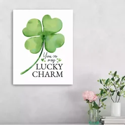 St Patricks Day Decorations>Kirklands Home You're My Lucky Charm Canvas Art Print
