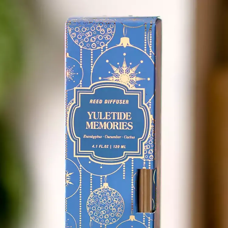 Home Fragrance>Kirklands Home Yuletide Memories Diffuser Set Blue