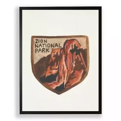 Kirklands Home Zion National Park Framed Art Print Hot