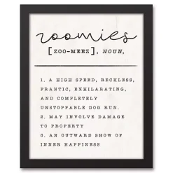 Kirklands Home Zoomies Framed Canvas Art Print, 12x15 in. Sale