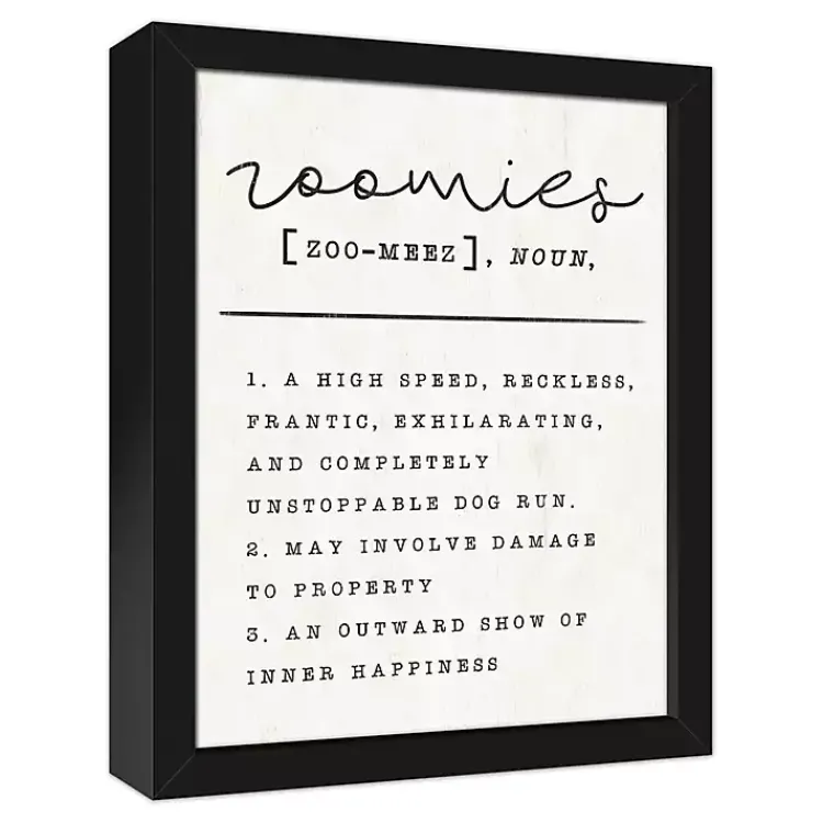 Kirklands Home Zoomies Framed Canvas Art Print, 12x15 in. Sale