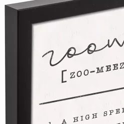 Kirklands Home Zoomies Framed Canvas Art Print, 12x15 in. Sale